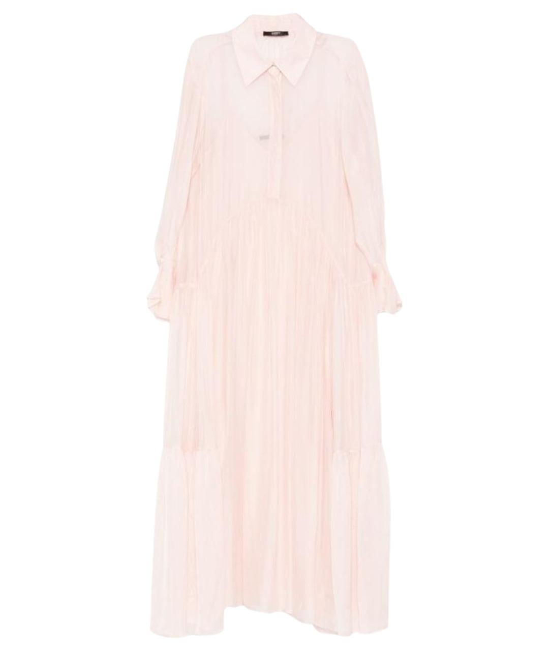 SEVENTY Розовое вискозное повседневное платье, фото 1