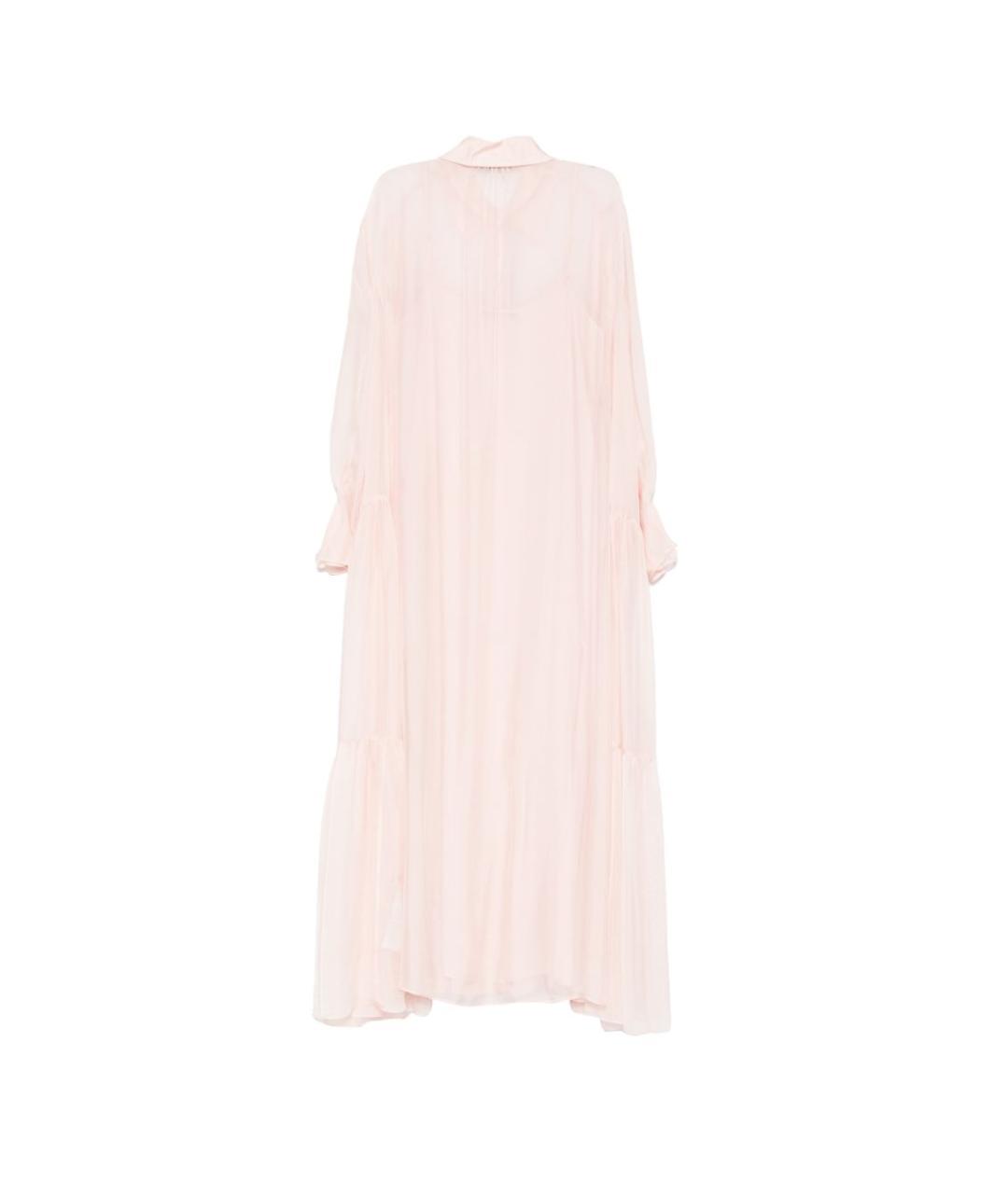 SEVENTY Розовое вискозное повседневное платье, фото 2