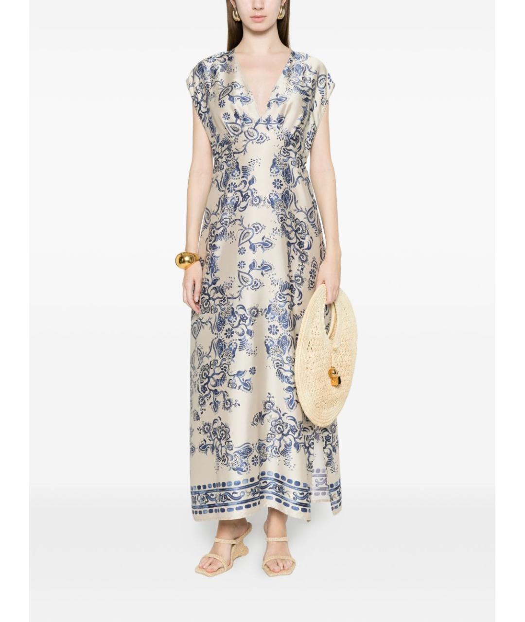 LIU JO Мульти полиэстеровое повседневное платье, фото 4