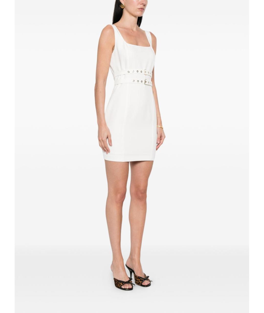 LIU JO Белое полиэстеровое повседневное платье, фото 2