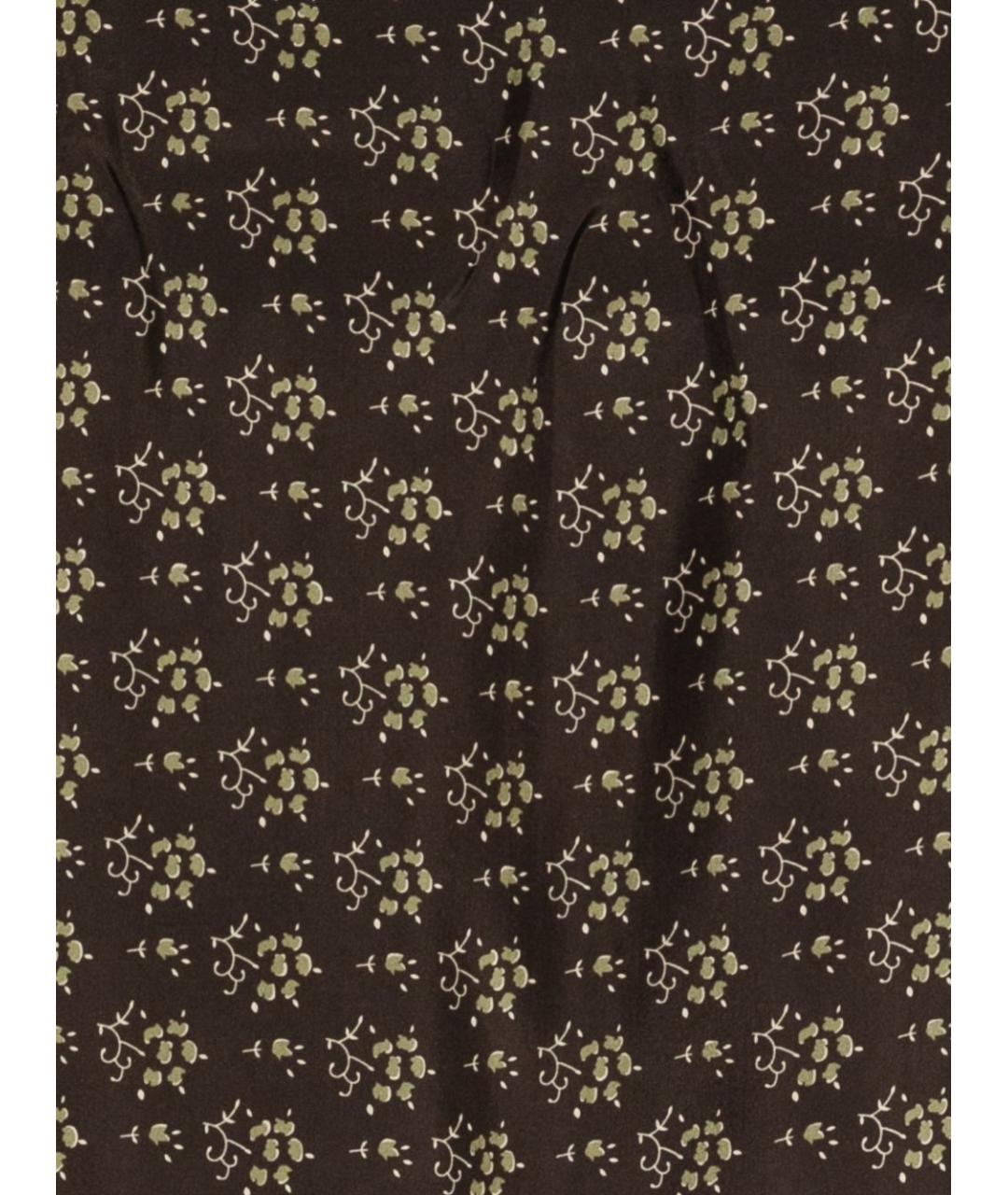 SOEUR Коричневый шелковый платок, фото 2