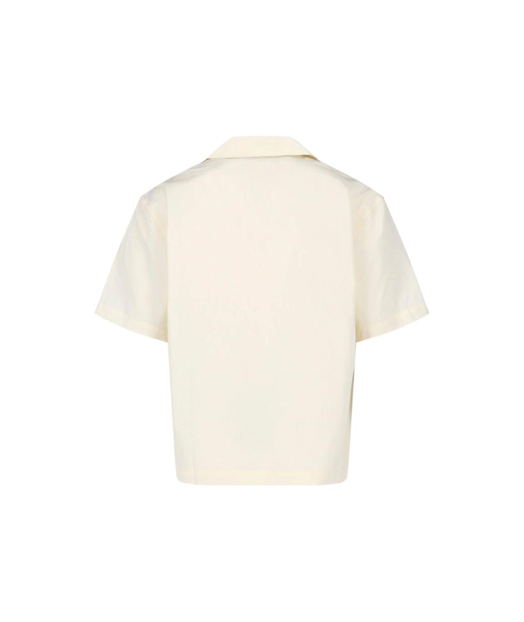 entire studios Белая хлопковая кэжуал рубашка, фото 2