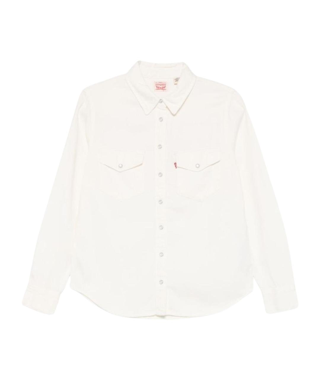 LEVI'S Белая хлопковая рубашка, фото 1