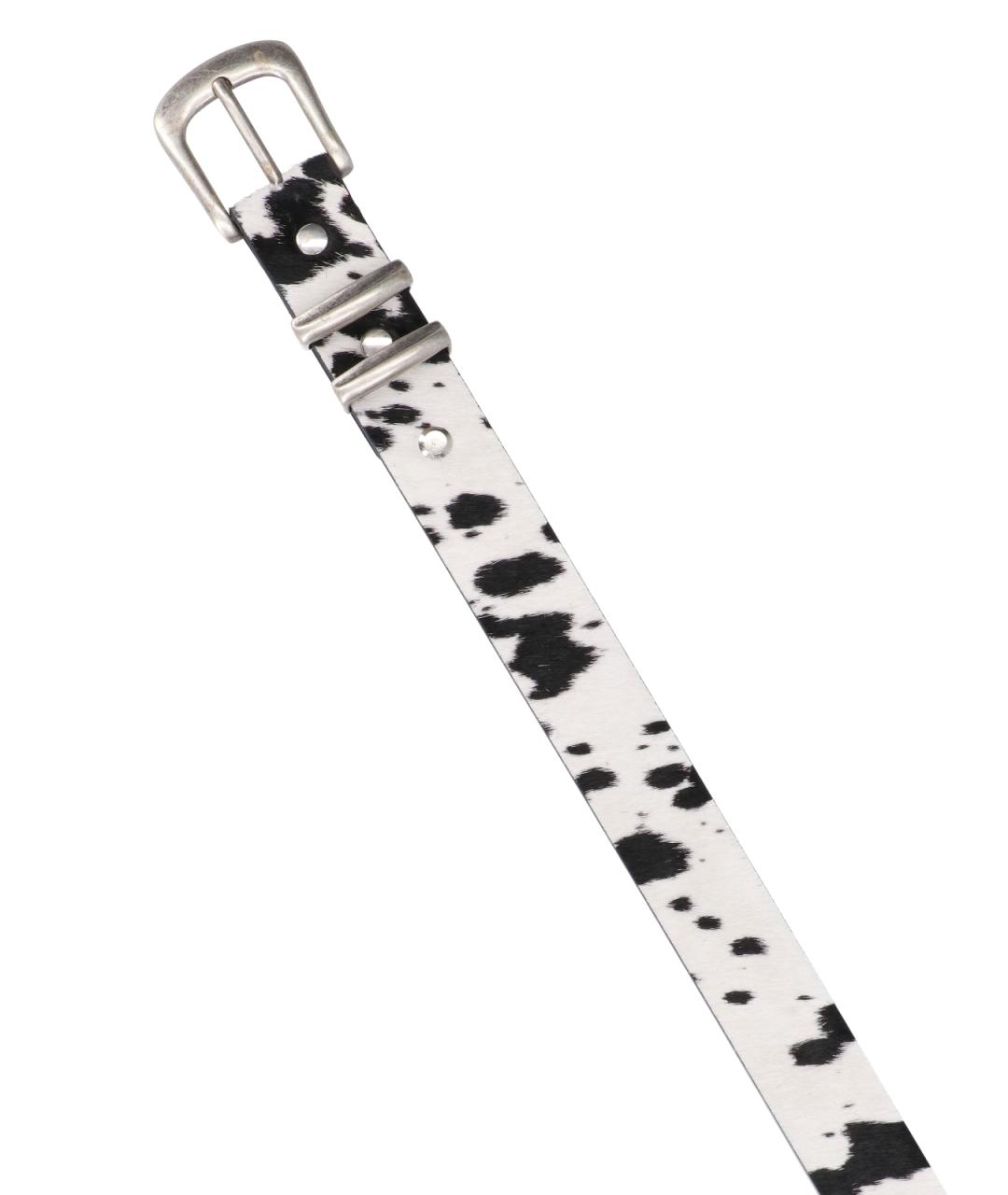 REPRESENT Белый кожаный ремень, фото 3