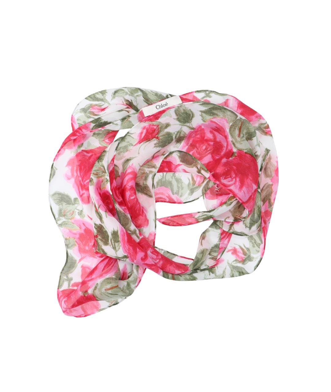 CHLOE Мульти шелковый шарф, фото 3