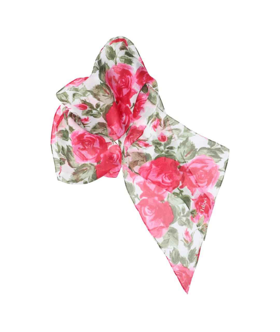 CHLOE Мульти шелковый шарф, фото 2