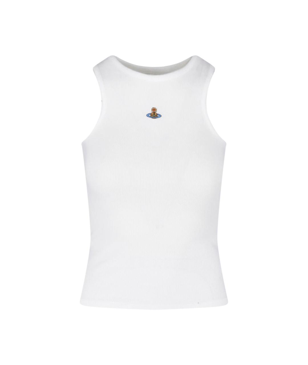 VIVIENNE WESTWOOD Белая хлопковая майка, фото 1