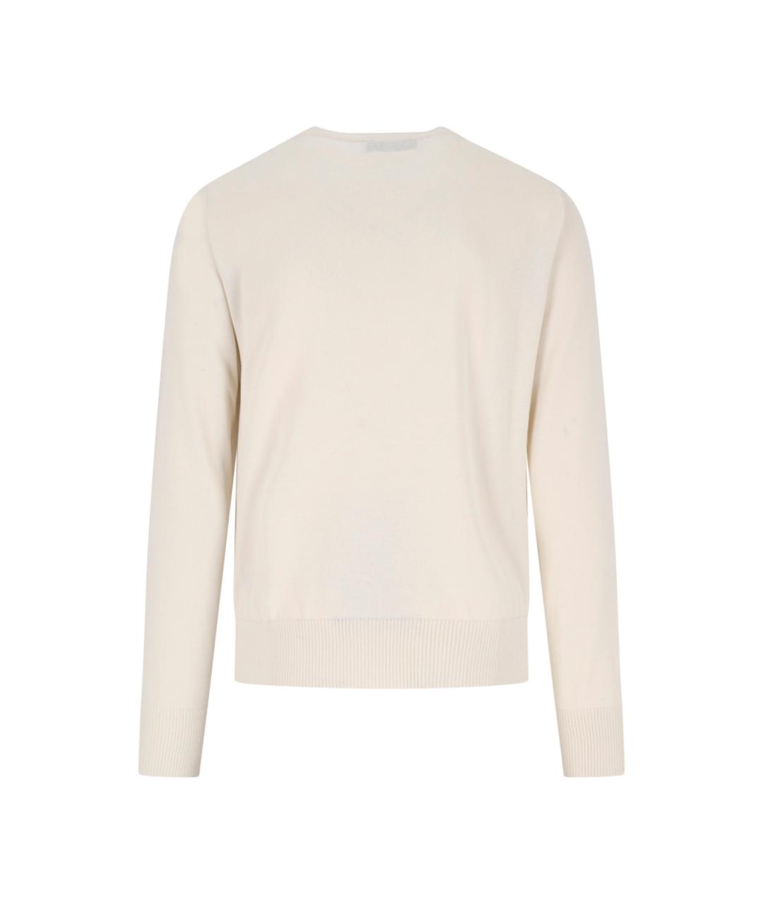 VIVIENNE WESTWOOD Бежевый хлопковый джемпер / свитер, фото 2