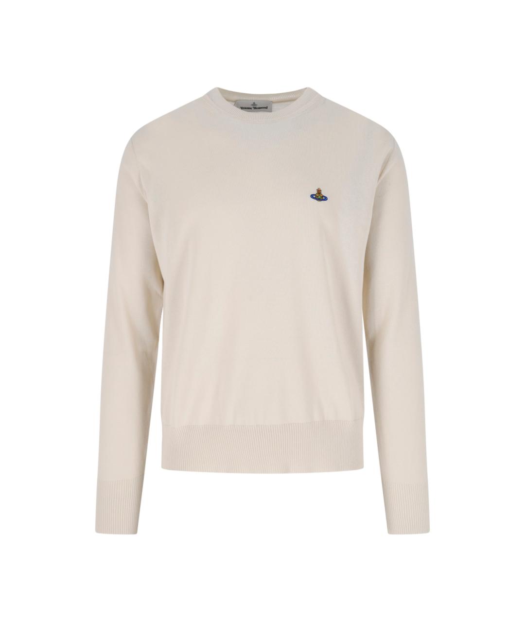 VIVIENNE WESTWOOD Бежевый хлопковый джемпер / свитер, фото 1