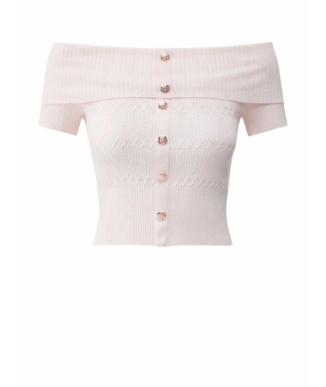 LIU JO Бежевый вискозный джемпер / свитер, фото 1