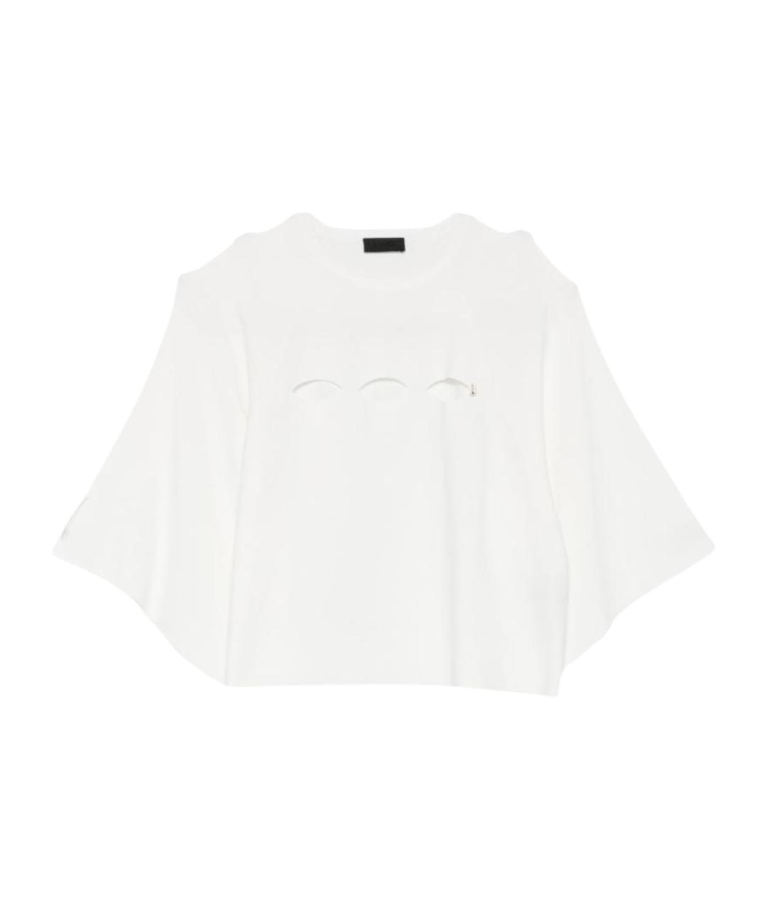 LIU JO Белая вискозная футболка, фото 1