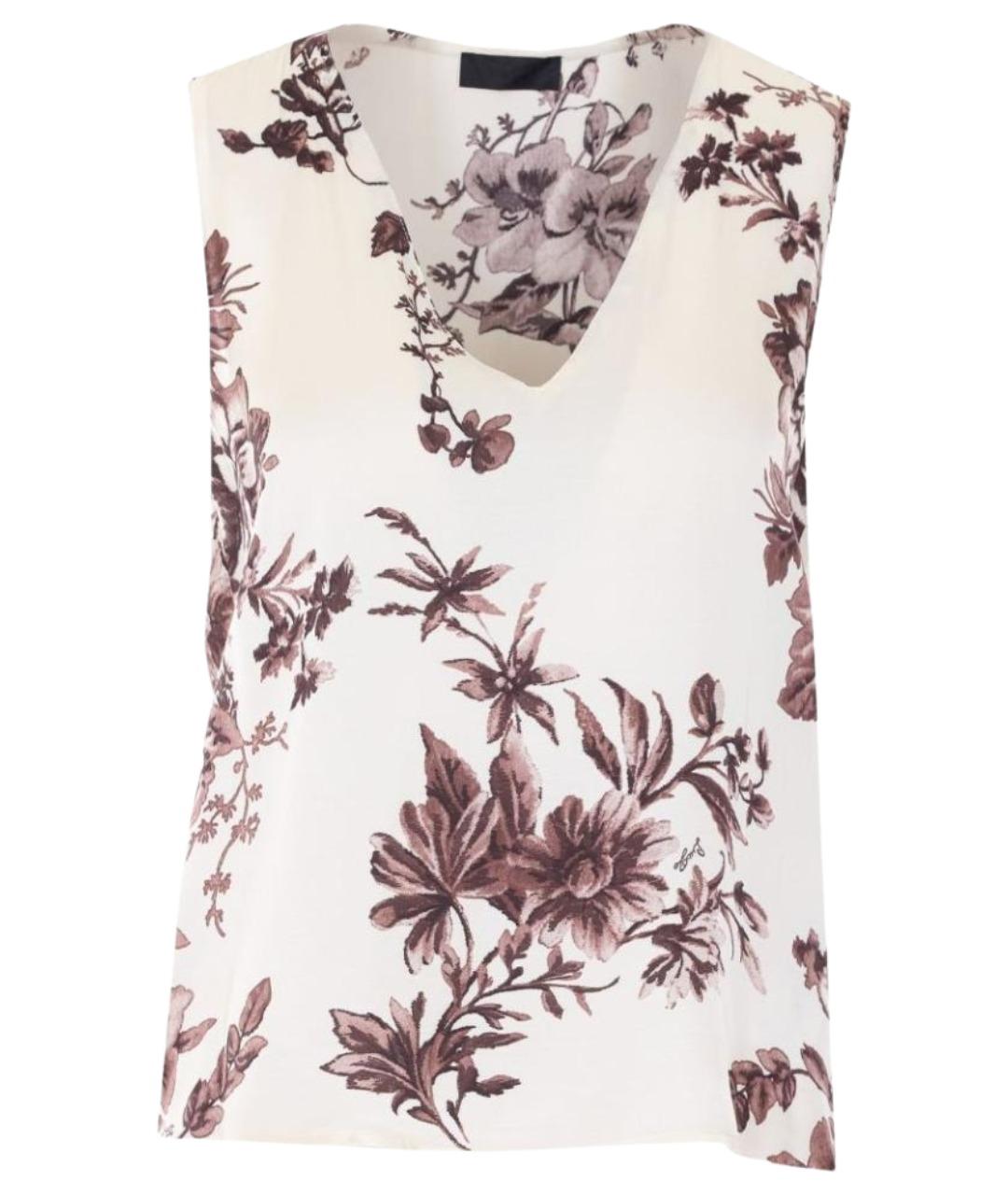 LIU JO Бежевая вискозная блузы, фото 1