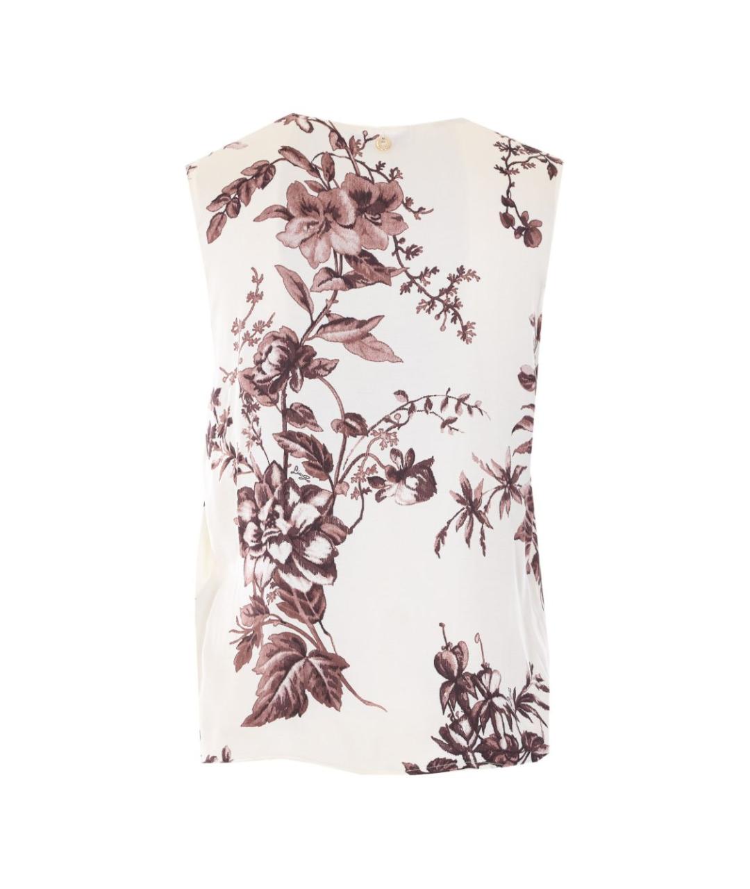 LIU JO Бежевая вискозная блузы, фото 2