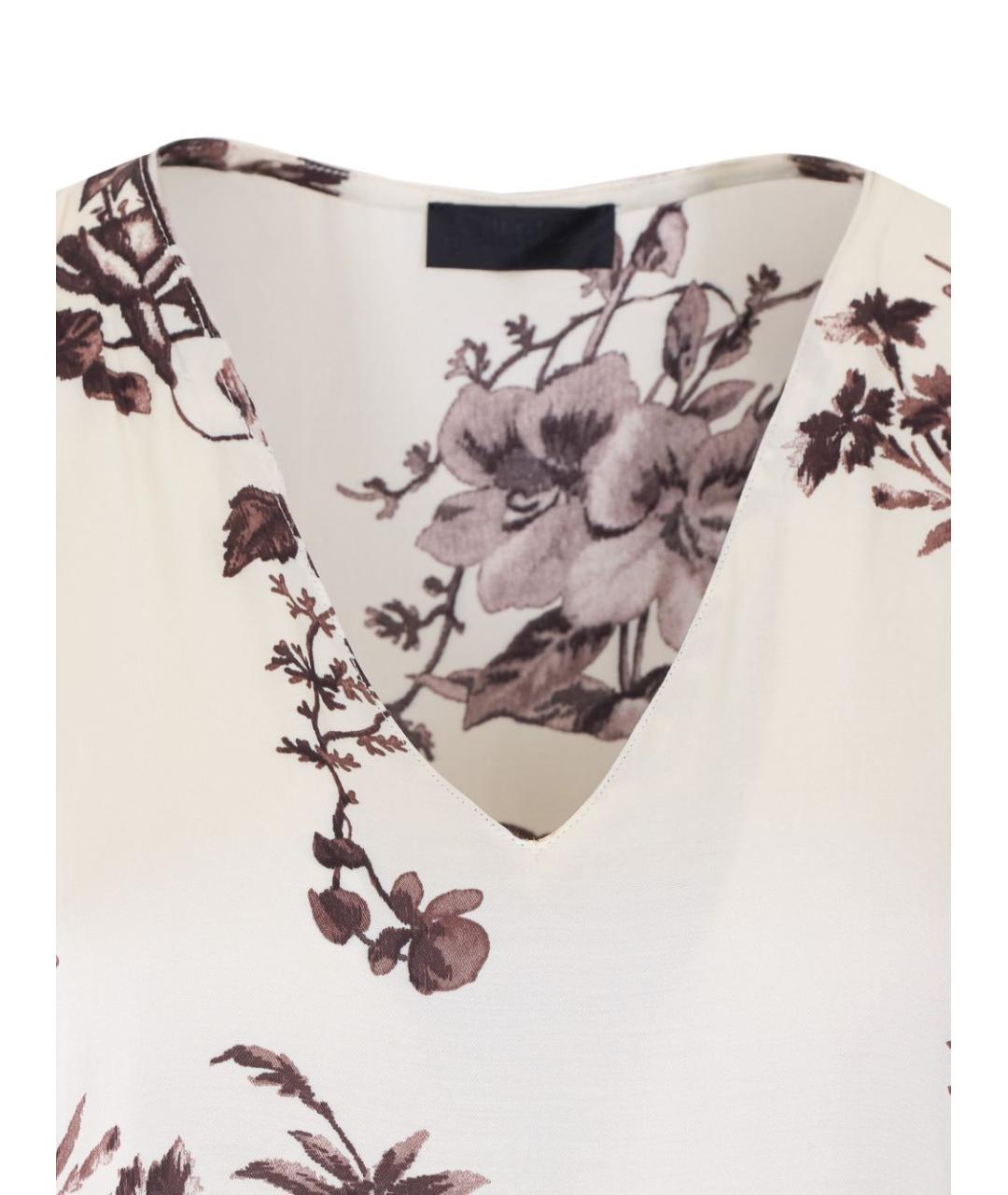 LIU JO Бежевая вискозная блузы, фото 3