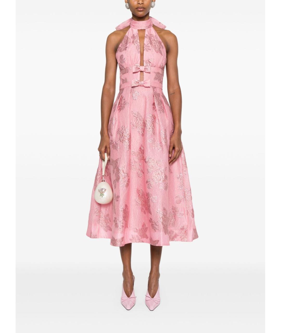 REBECCA VALLANCE Розовое вечернее платье, фото 3