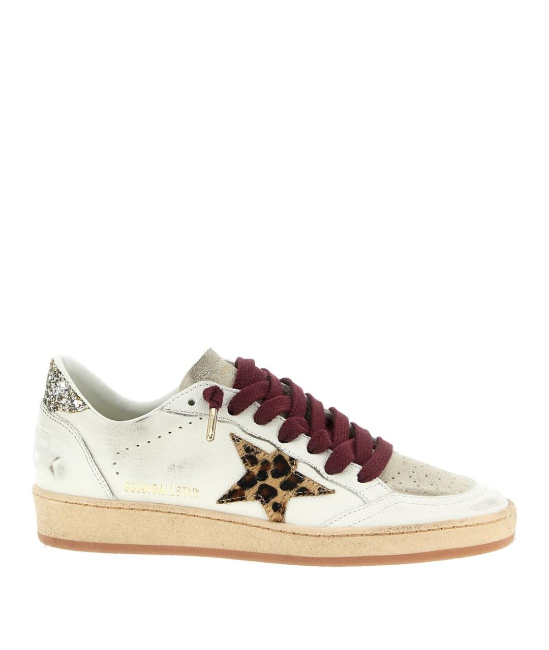 GOLDEN GOOSE DELUXE BRAND Белые кожаные кеды, фото 1