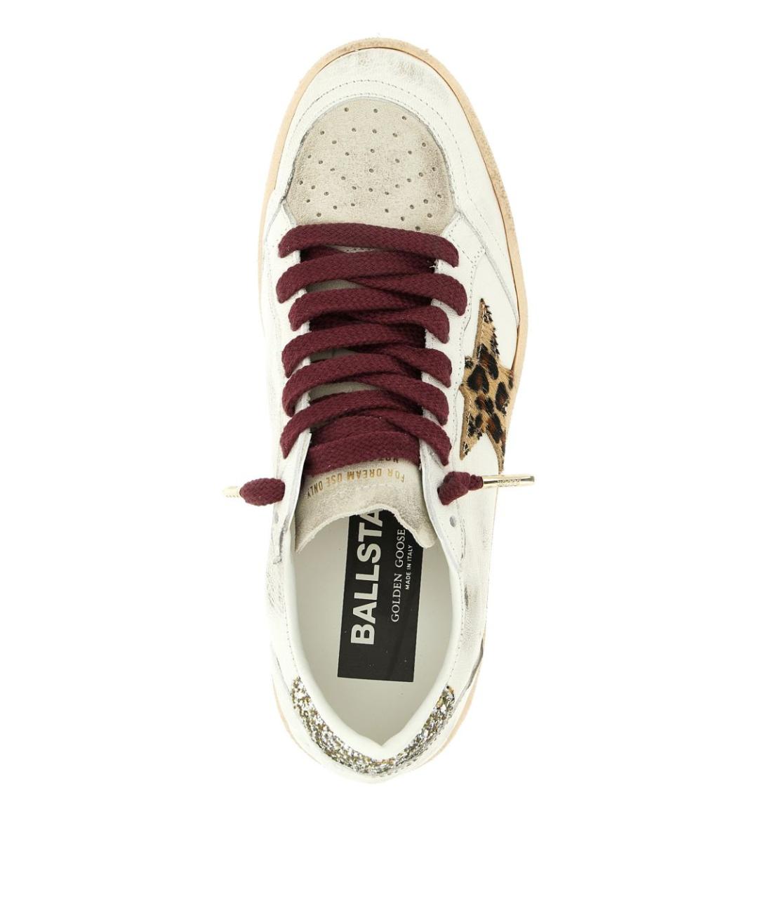 GOLDEN GOOSE DELUXE BRAND Белые кожаные кеды, фото 2