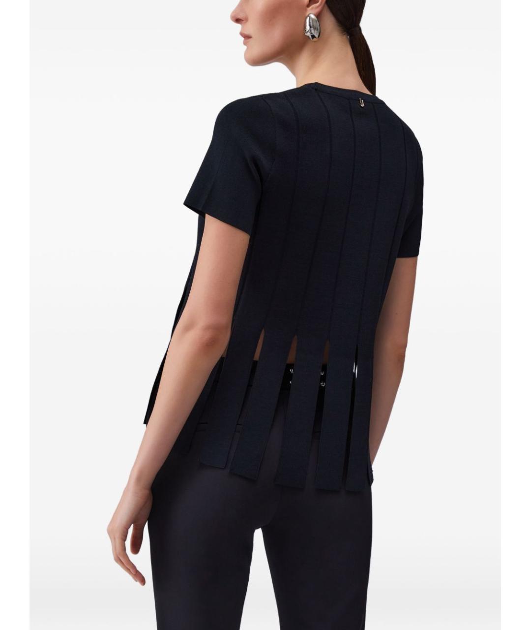 LIU JO Черная футболка, фото 4