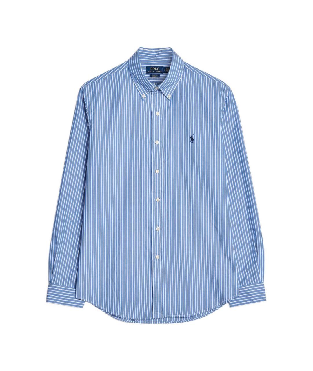 POLO RALPH LAUREN Голубая хлопковая кэжуал рубашка, фото 1