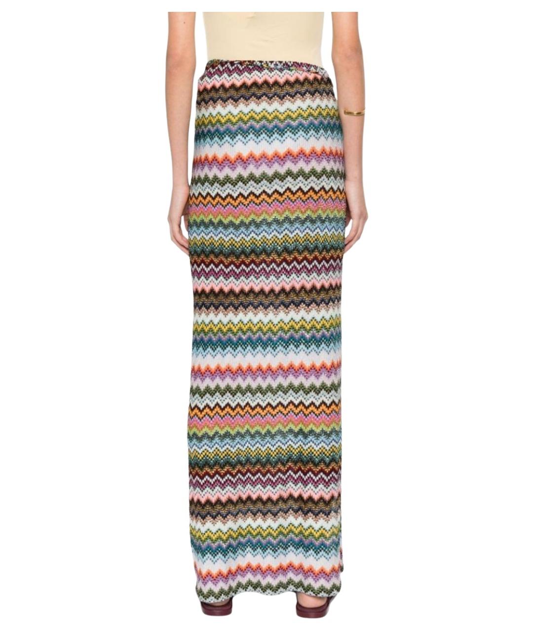 MISSONI Мульти вискозная юбка миди, фото 4