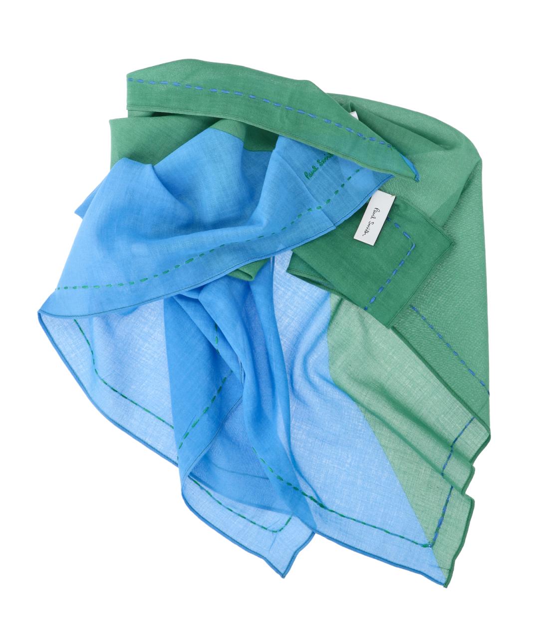 PAUL SMITH Мульти хлопковый шарф, фото 3