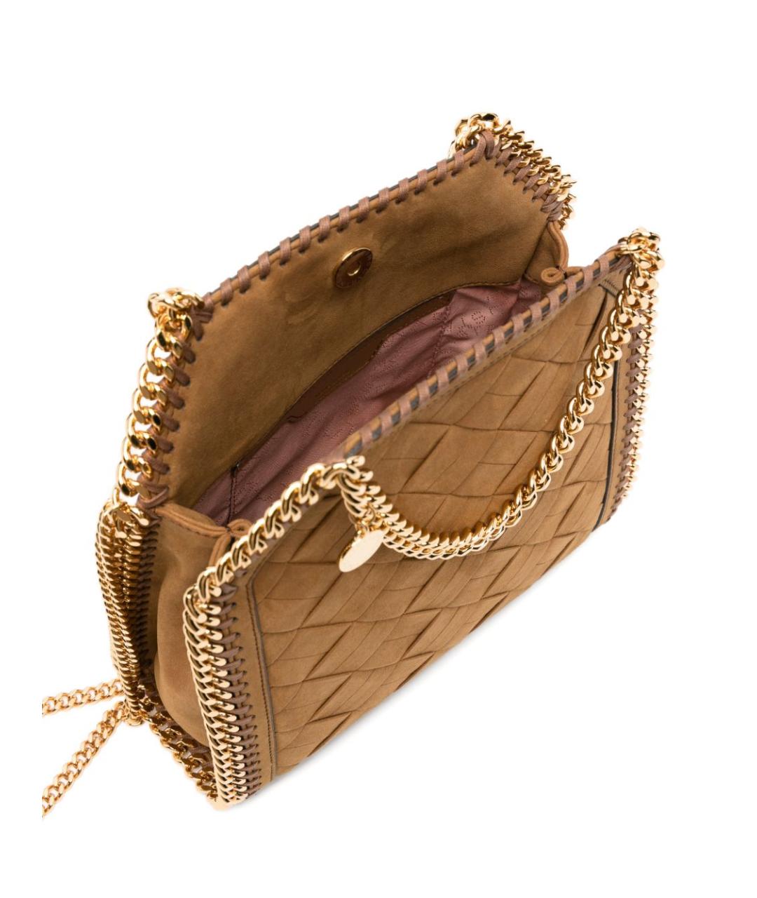 STELLA MCCARTNEY Коричневая сумка через плечо из искусственной кожи, фото 2