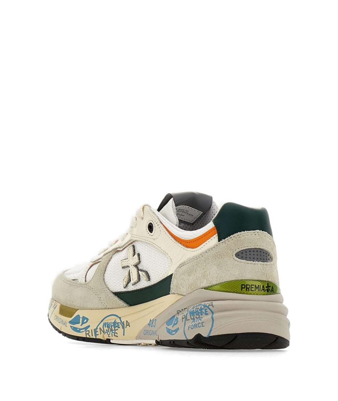 PREMIATA Мульти текстильные низкие кроссовки / кеды, фото 5