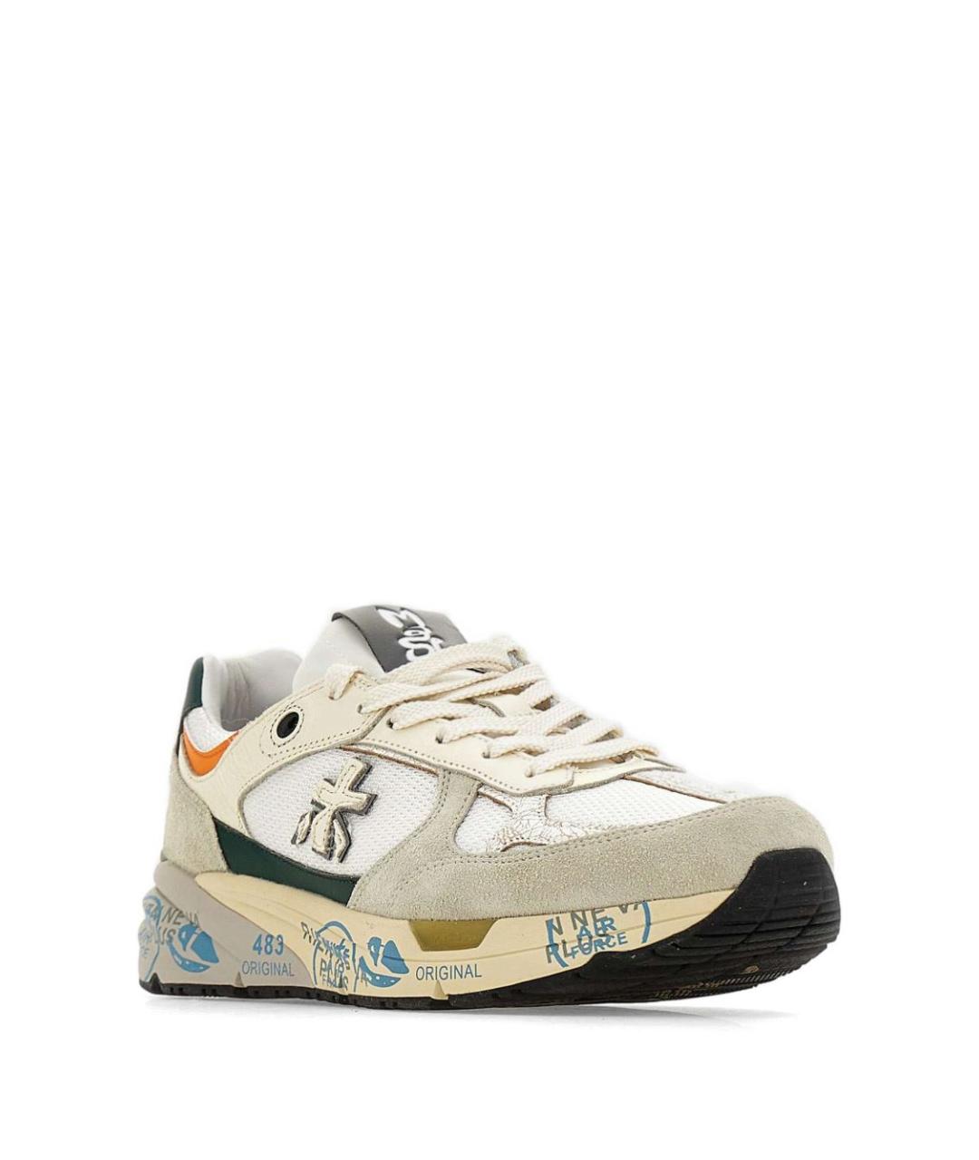 PREMIATA Мульти текстильные низкие кроссовки / кеды, фото 2