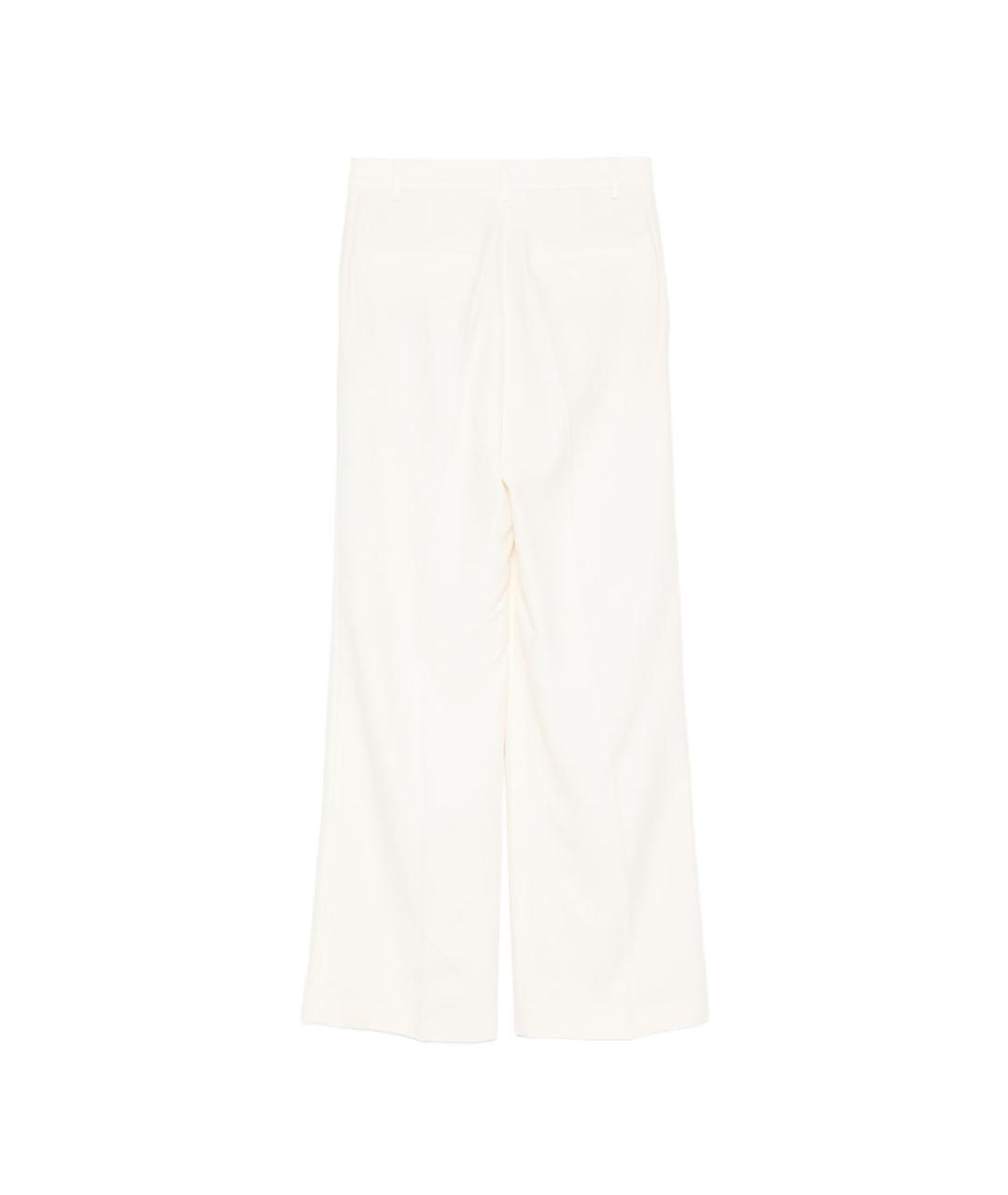 SEVENTY Бежевые хлопковые прямые брюки, фото 3