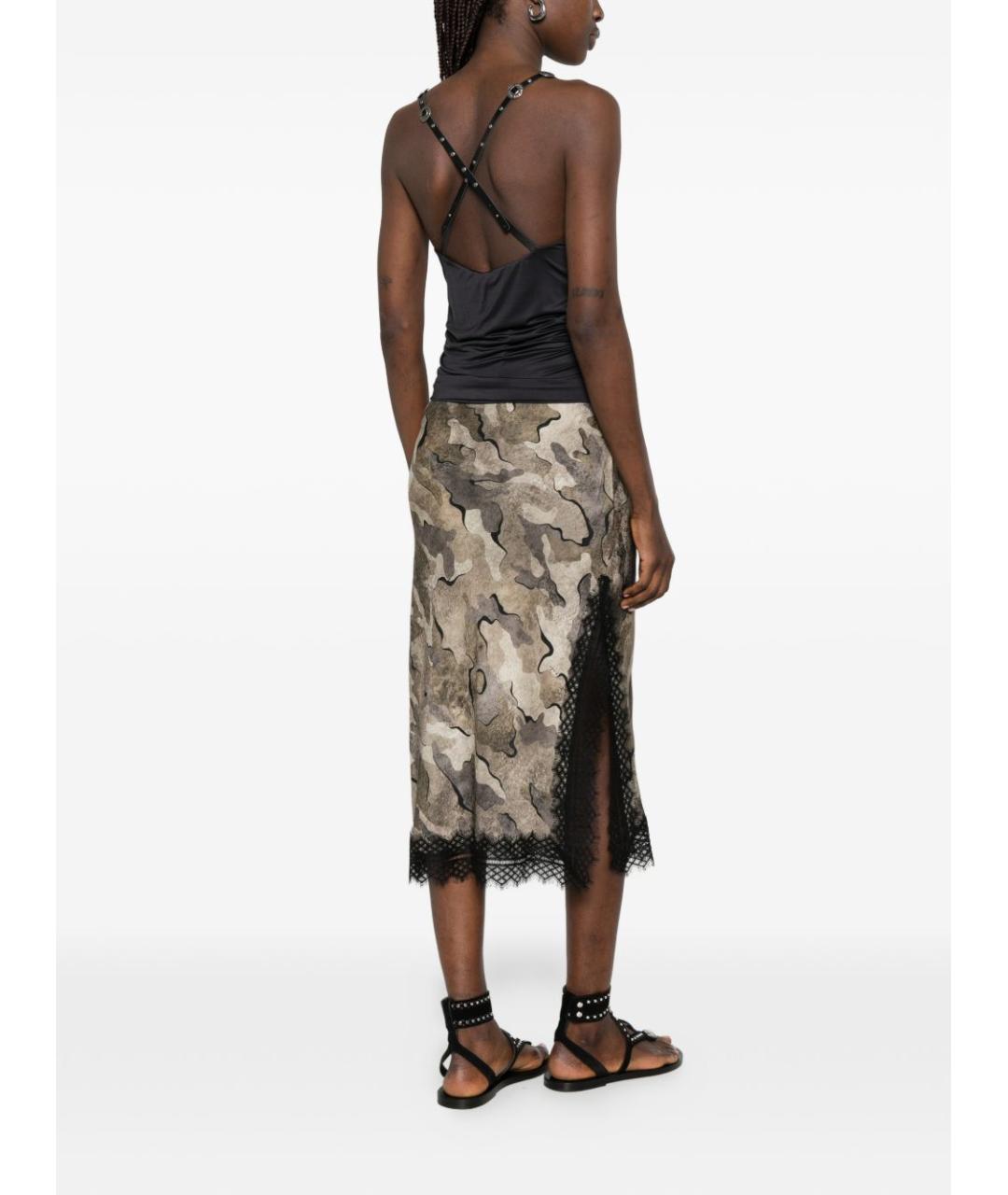 PINKO Черная полиэстеровая майка, фото 2