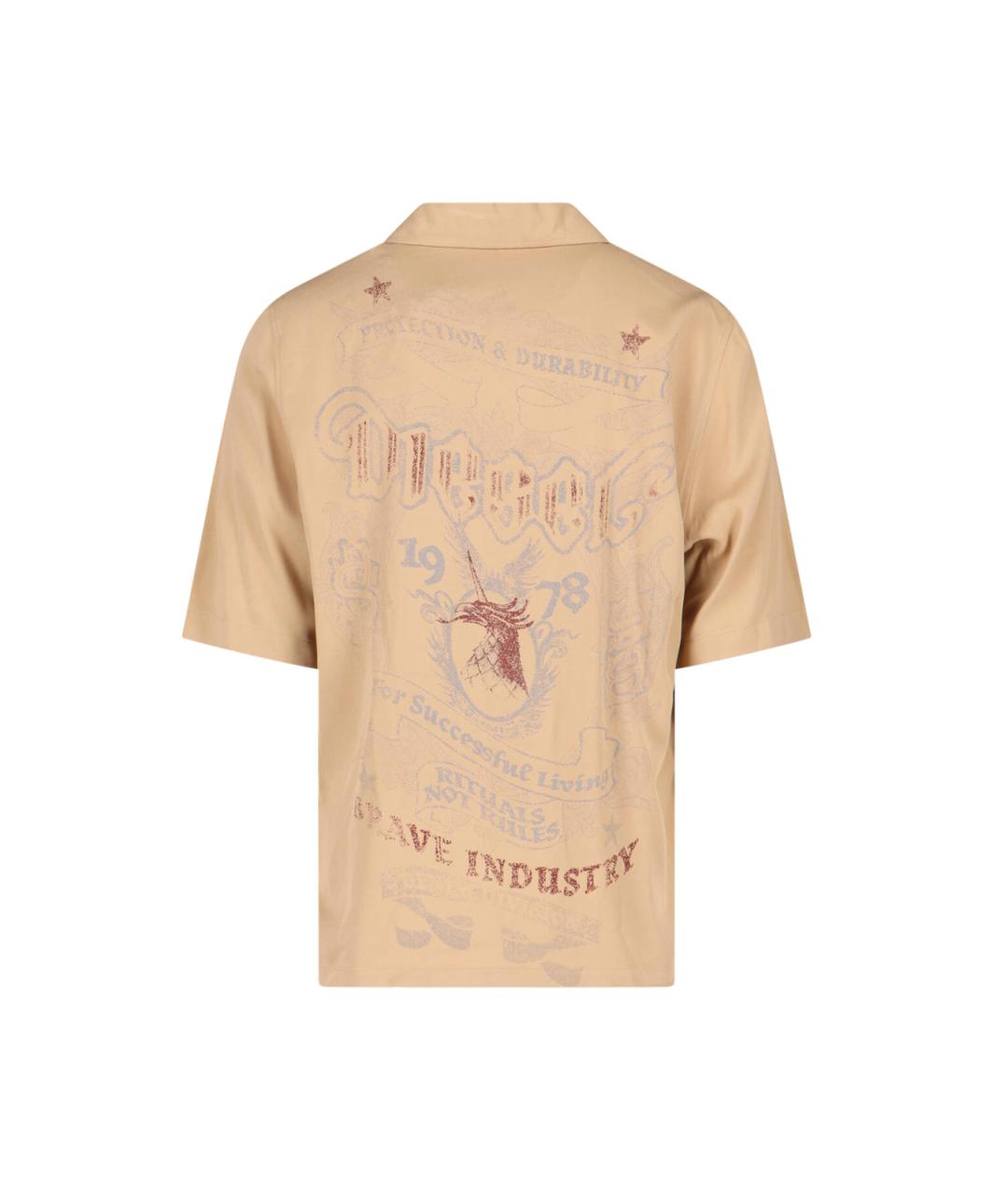 DIESEL Бежевая кэжуал рубашка, фото 2