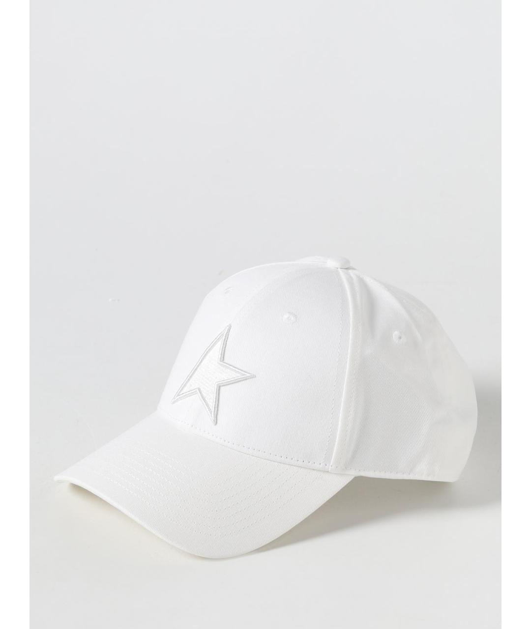 GOLDEN GOOSE DELUXE BRAND Белая хлопковая кепка/бейсболка, фото 3