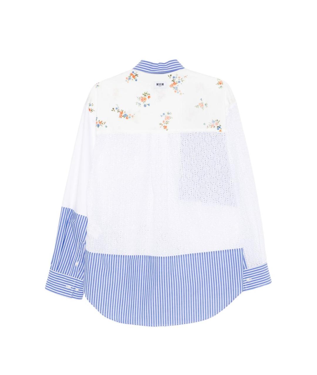 MSGM Мульти хлопковая рубашка, фото 2