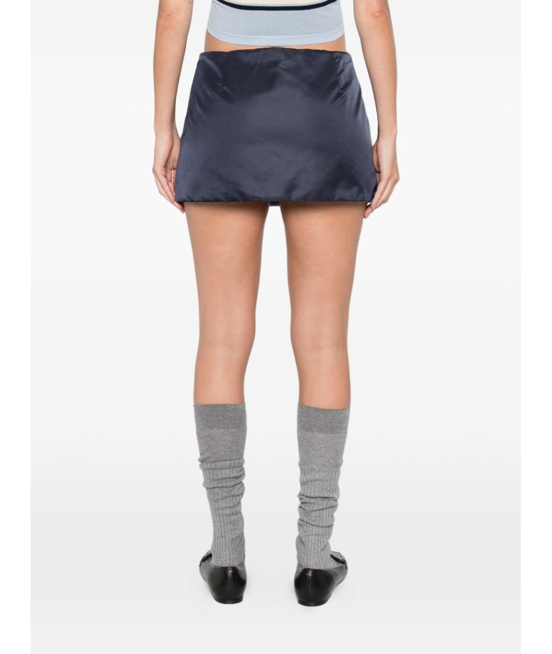 MIU MIU Полиамидовая юбка мини, фото 2