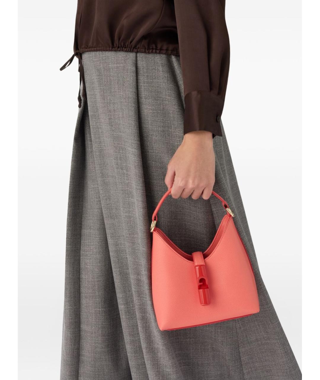 FURLA Кожаная сумка с короткими ручками, фото 3