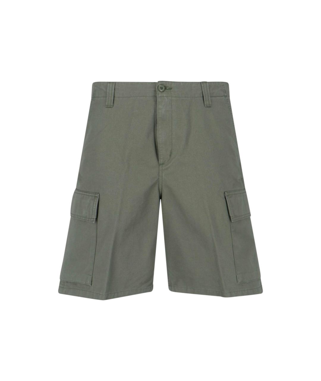 CARHARTT WIP Зеленые хлопковые шорты, фото 1