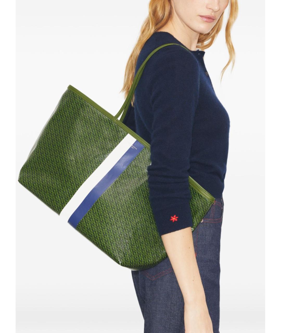 TORY BURCH Зеленая сумка тоут, фото 4