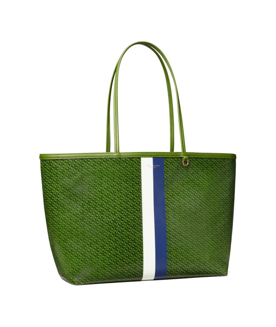 TORY BURCH Зеленая сумка тоут, фото 2