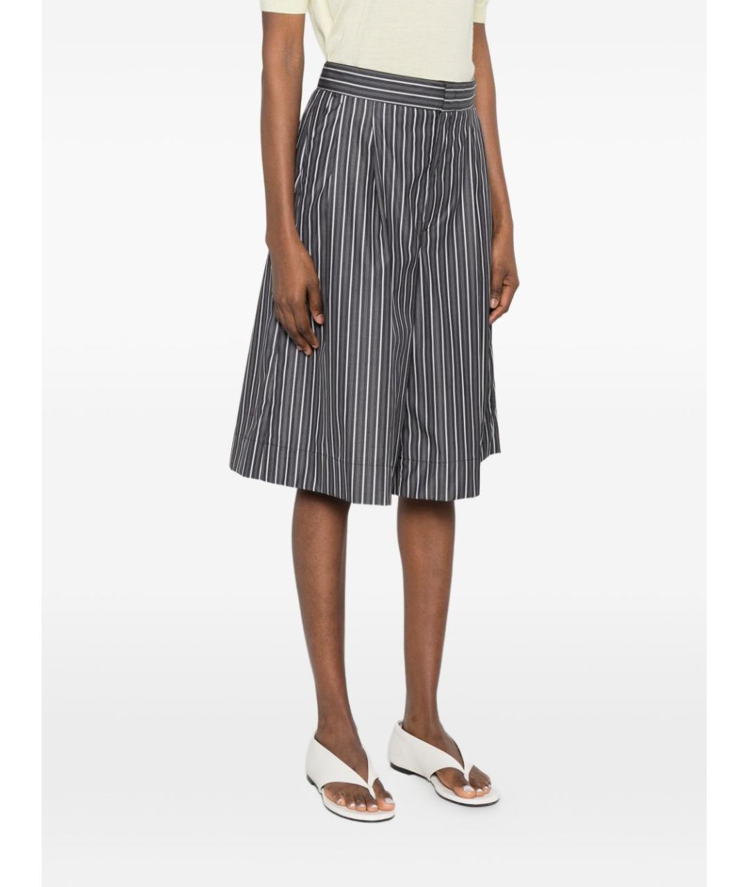 SOEUR Черные хлопковые бриджи, фото 4