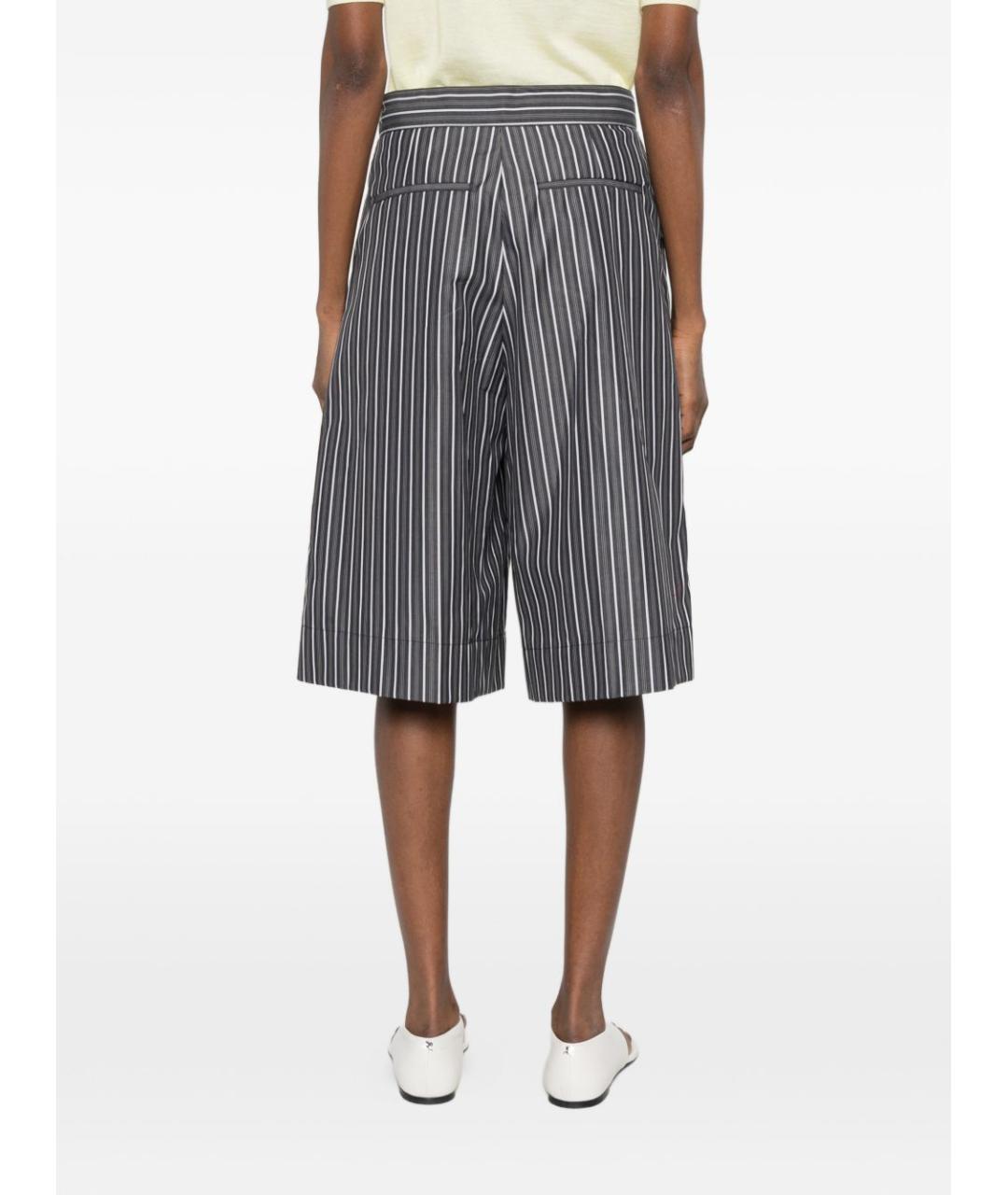 SOEUR Черные хлопковые бриджи, фото 2