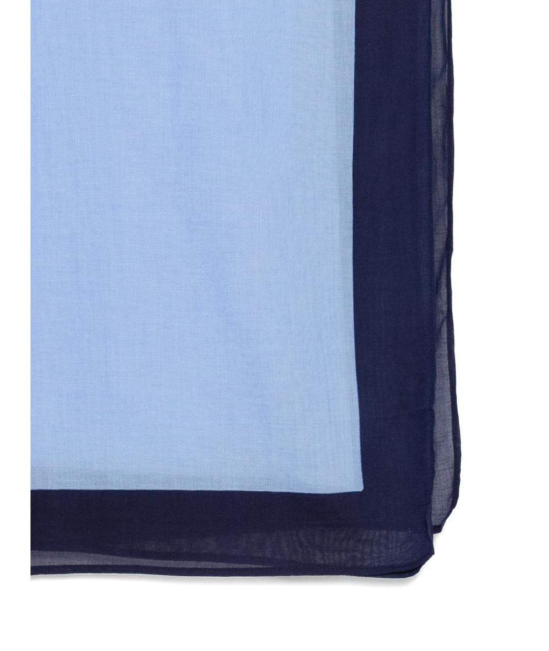 POLO RALPH LAUREN Голубое хлопковое парео, фото 3