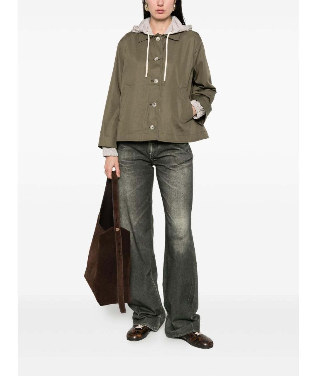 HERNO Зеленая хлопковая куртка, фото 3