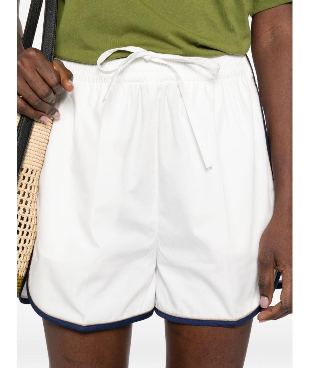 PRADA Белые полиэстеровые шорты, фото 3