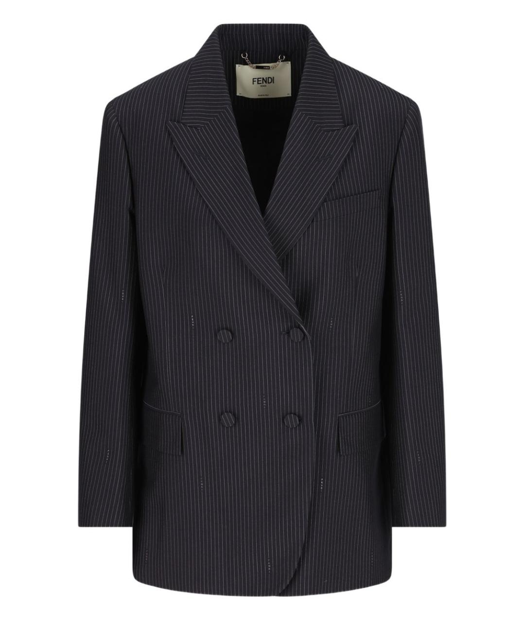 FENDI Мульти шерстяной жакет/пиджак, фото 1
