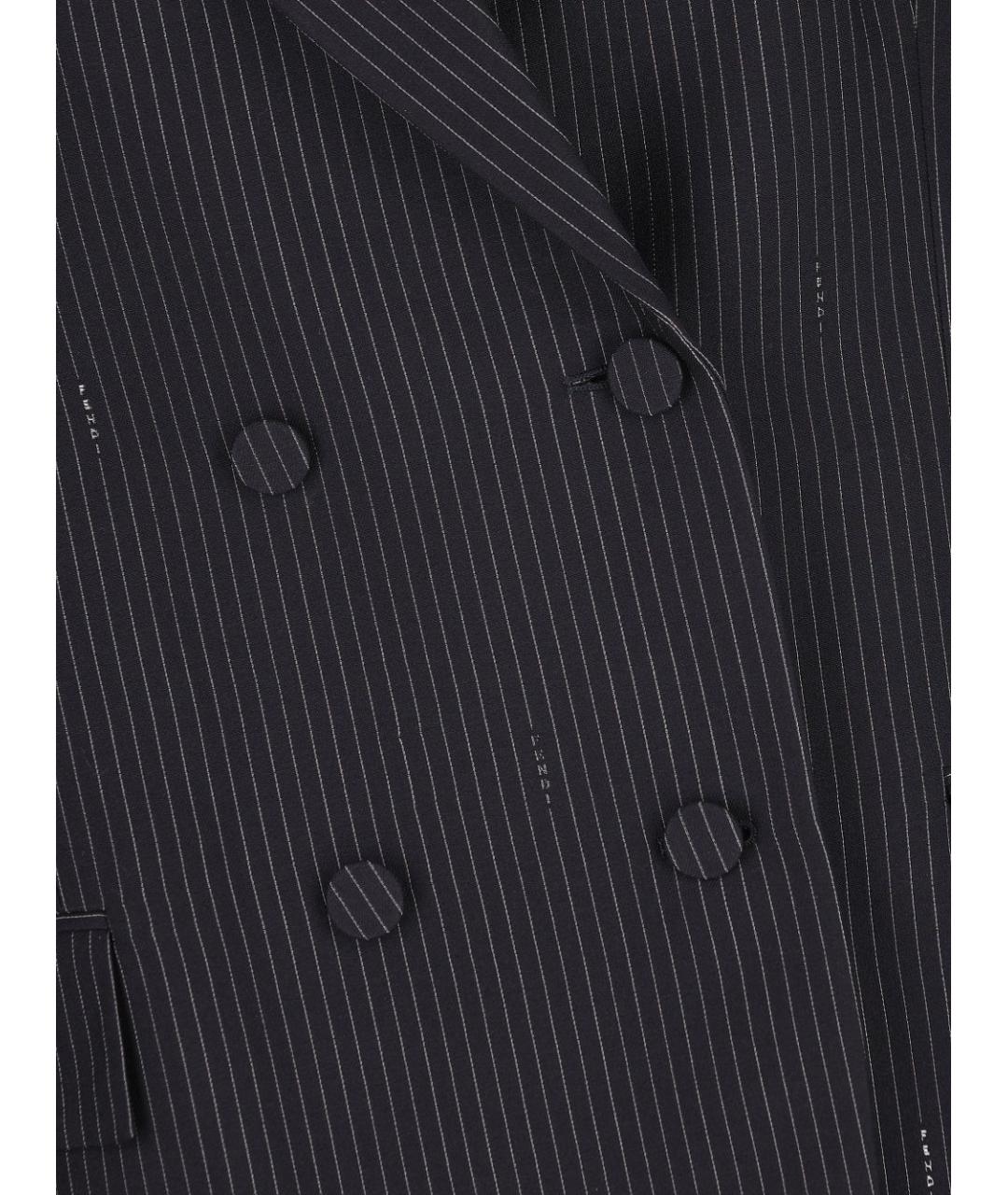 FENDI Мульти шерстяной жакет/пиджак, фото 3