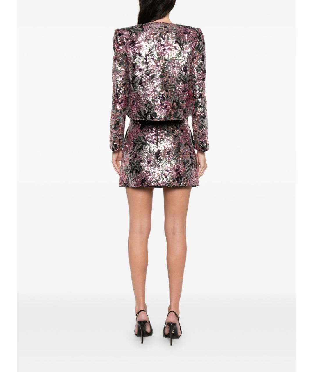 SELF-PORTRAIT Розовый полиэстеровый жакет/пиджак, фото 5