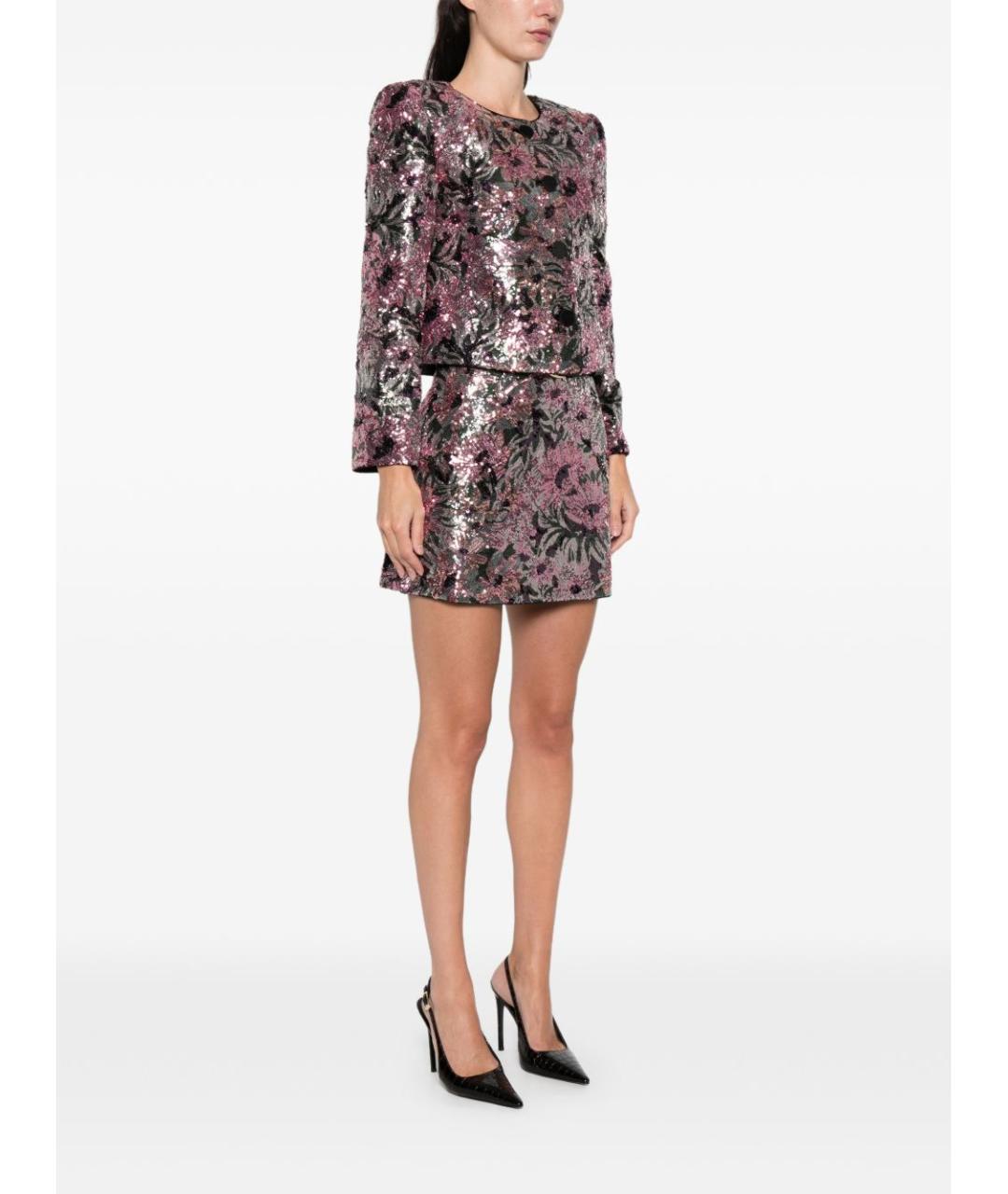 SELF-PORTRAIT Розовый полиэстеровый жакет/пиджак, фото 4