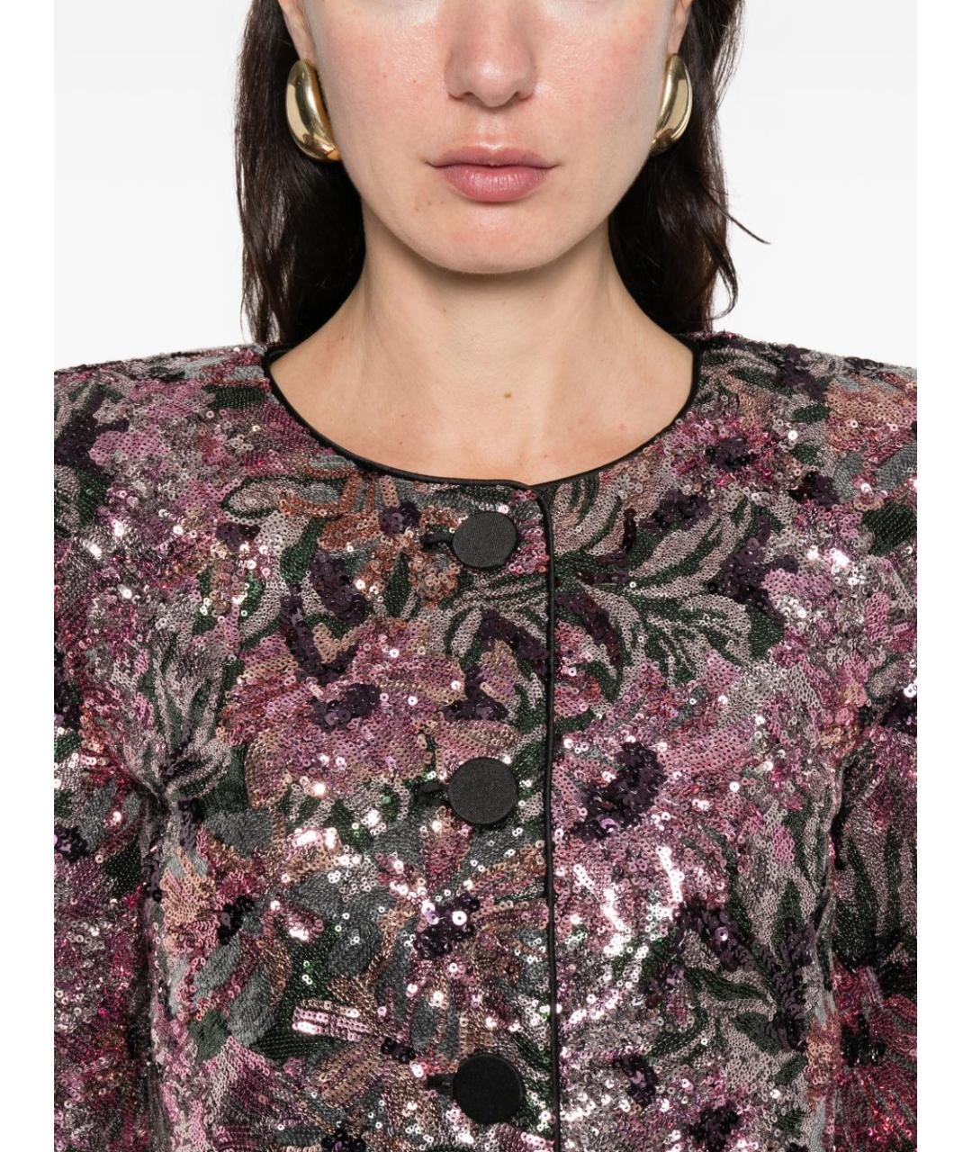 SELF-PORTRAIT Розовый полиэстеровый жакет/пиджак, фото 2