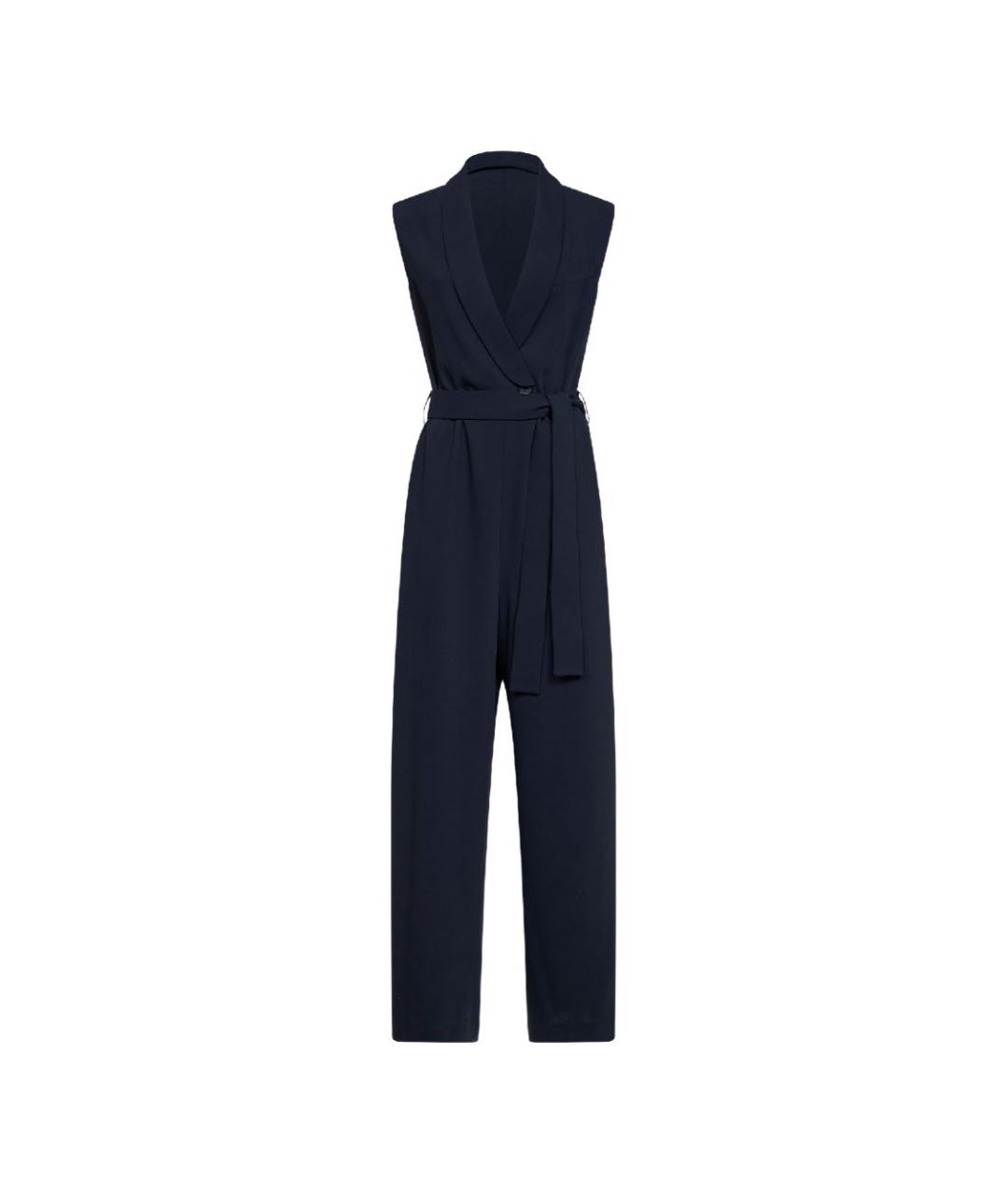 P.A.R.O.S.H. Темно-синий полиэстеровый комбинезон, фото 3