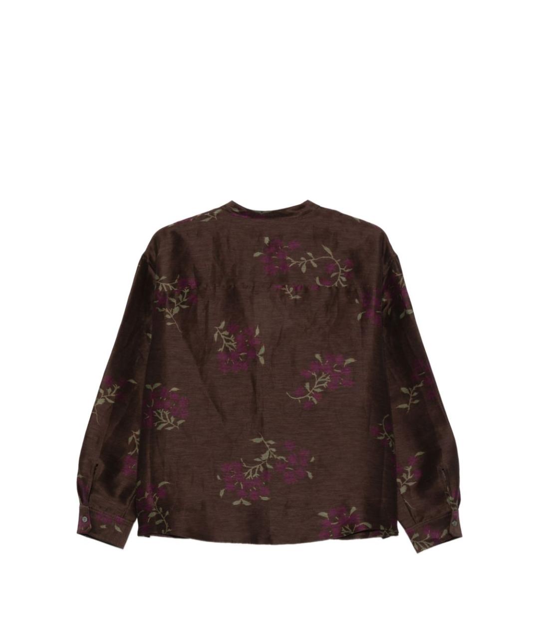 SOEUR Коричневая льняная рубашка, фото 2